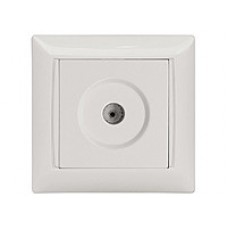 Розетка TV Primera белая 3009, LUXEL (Люксел)